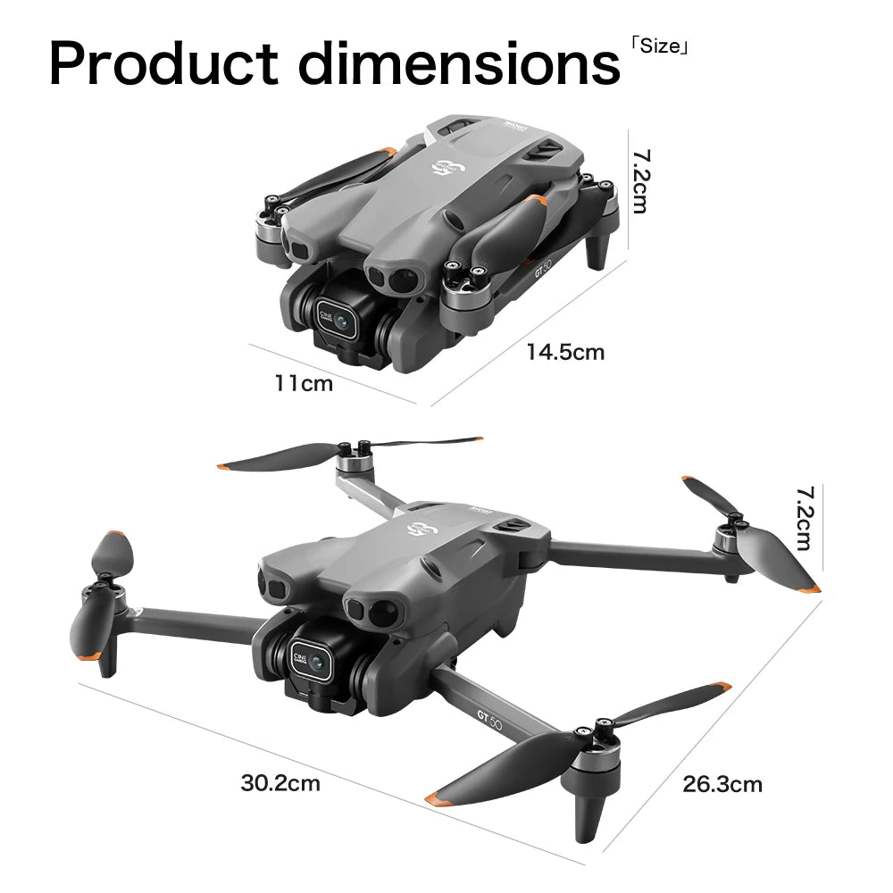 Lenovo GT50 8K Drone with 360° Obstacle Avoidance & 3KM Range