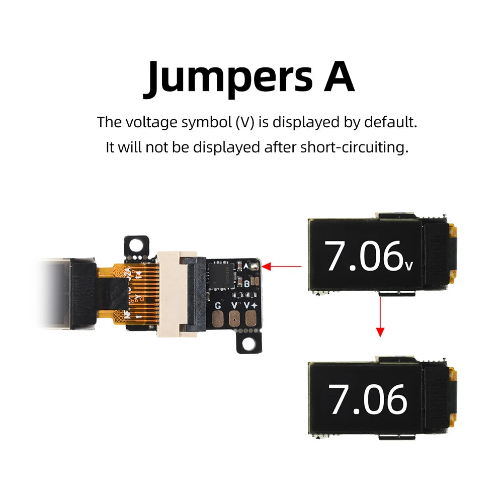Mini OLED DC-Voltmeter-Modul