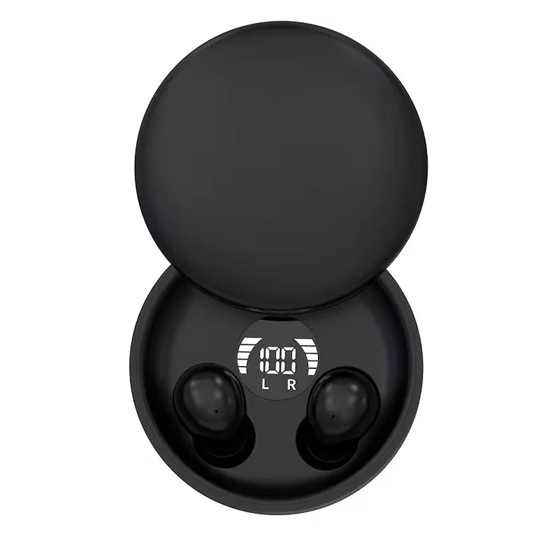 SK26 Bluetooth 5.4 trådlösa öronhörlurar Små öronproppar Sovande sport osynliga hörlurar basljudkvalitet Headset glidande lås
