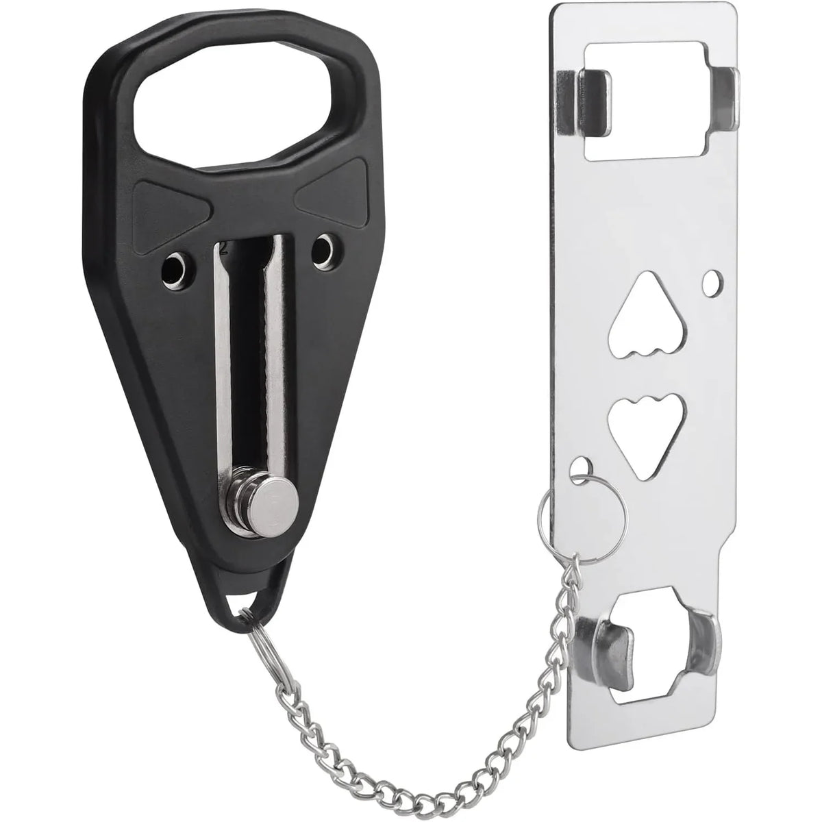 Verrou de porte de voyage portable en acier inoxydable