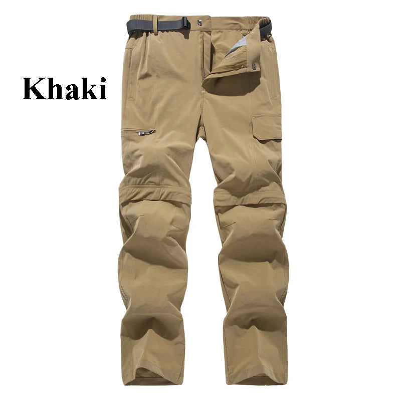 Pantalon de randonnée pour homme Fanuocetar amovible, sèche rapidement, camping, trekking, activités outdoor, pantalon stretch résistant aux rayures