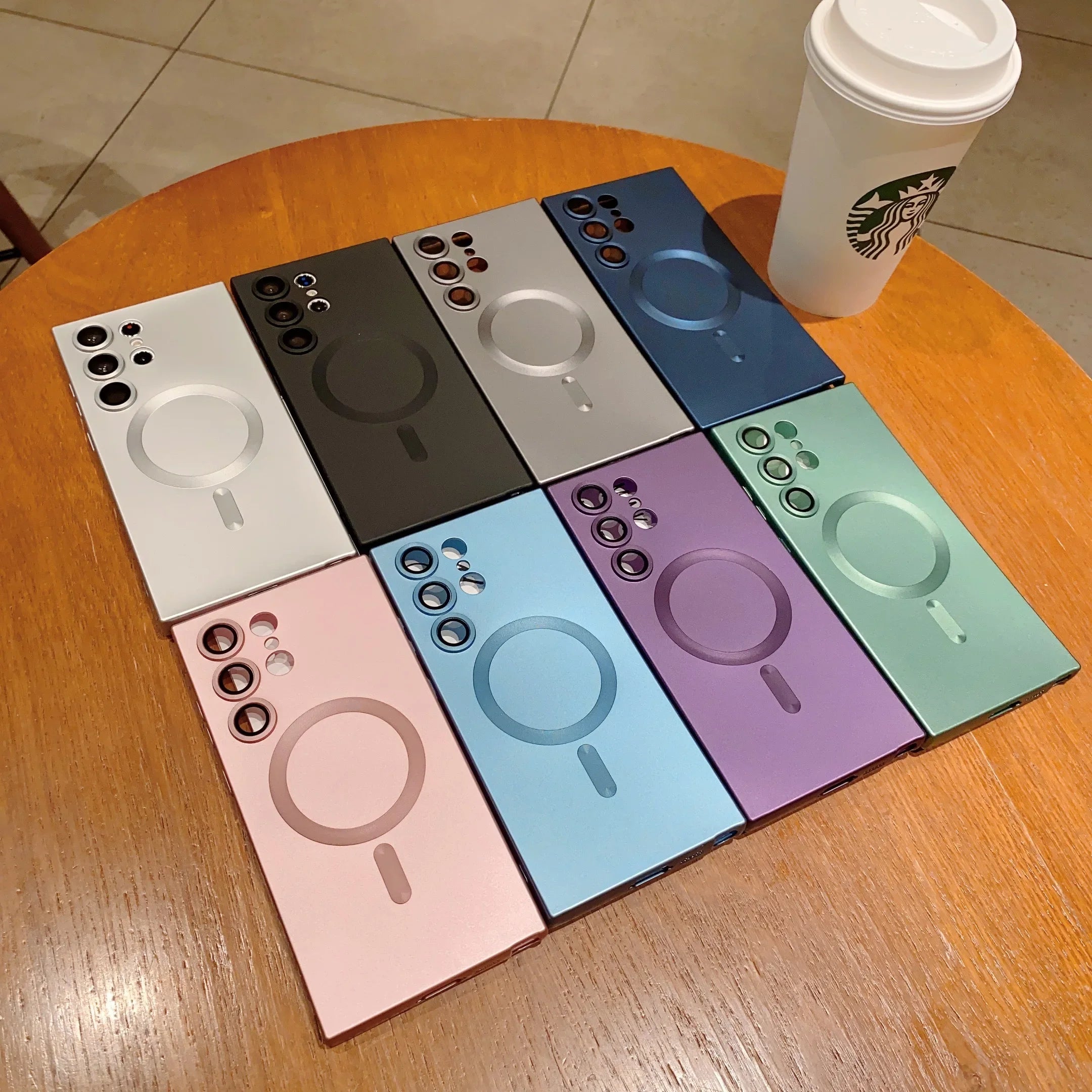 Lyxigt MagSafe magnetiskt fodral för Samsung Galaxy