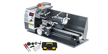Mini metalinė tekinimo staklė su kintamu greičiu 550W–1100W, įvairių dydžių