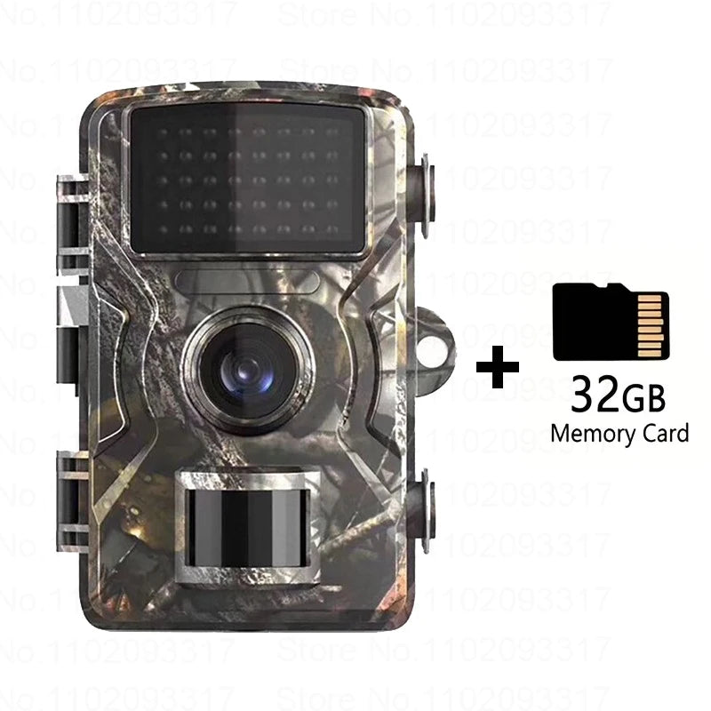 16MP 1080P Infrared Trail Camera for Wildlife Monitoring