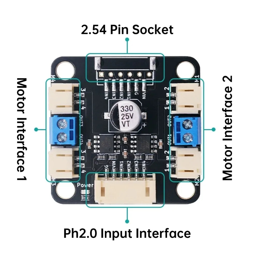 MD02 Dual DC Motor Driver Module