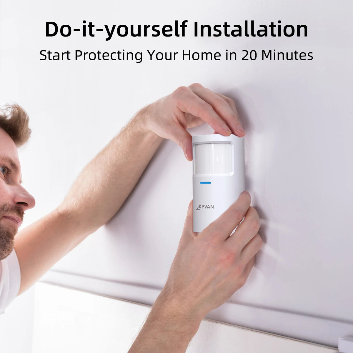 CPVAN 7 inch Smart Home Alarm System Wireless WiFi Home burglar Security Alarm with accessories support Tuya Smart Life control