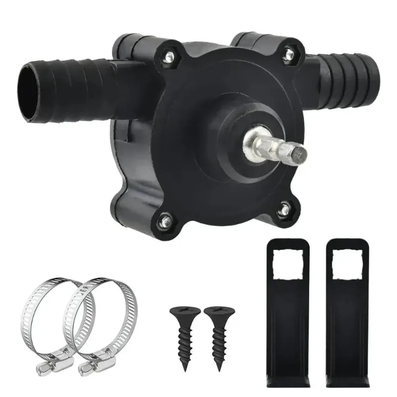 Portable Electric Drill Pump Self Priming Liquid Transfer Pumps Small Household Water Pump Garden Outdoor Tool