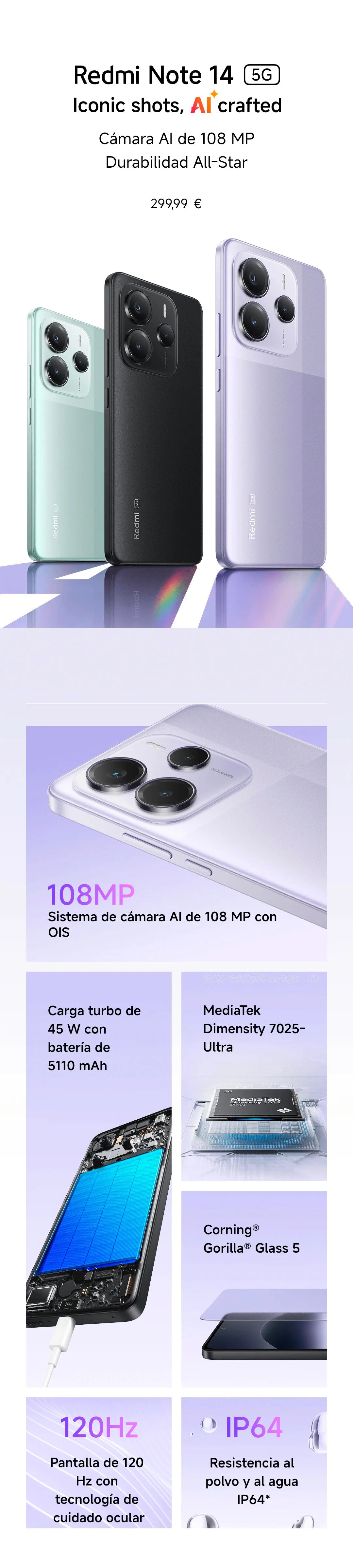 Xiaomi Redmi Note 14 5G Evropská verze Smartphone