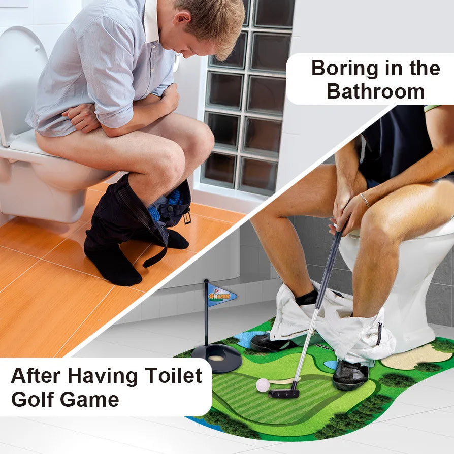 Toiletten-Golf-Simulator-Spielset