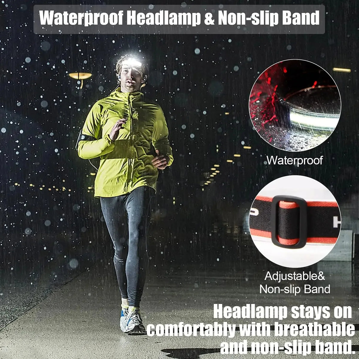 G13 Rechargeable COB LED Headlamp