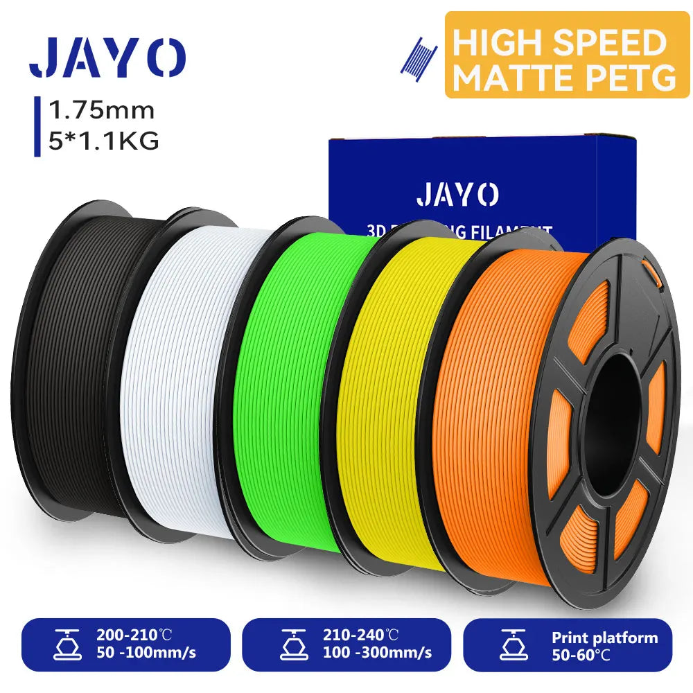 High Speed PETG Filament 1.75mm Matte 3D Printing Material