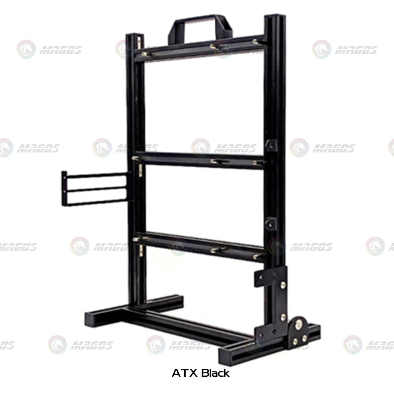 Open Frame Aluminum PC Case for ITX/MATX/ATX Builds