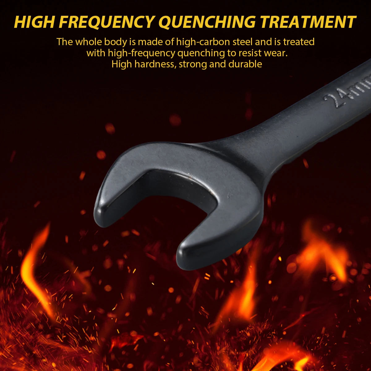 Metric Combination Wrench Set with Bag