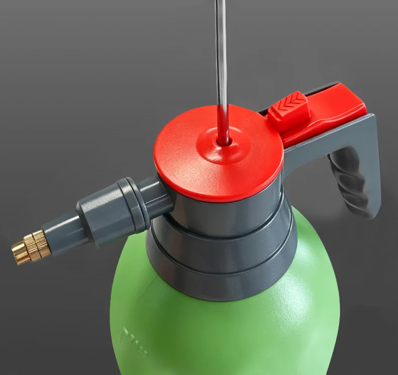 Hand Pump Sprayer,2L Handed Multi-Purpose Pressure Garden Sprayer,Safety Valve Adjustable Nozzle,for Lawn Garden DELIXI ELECTRIC
