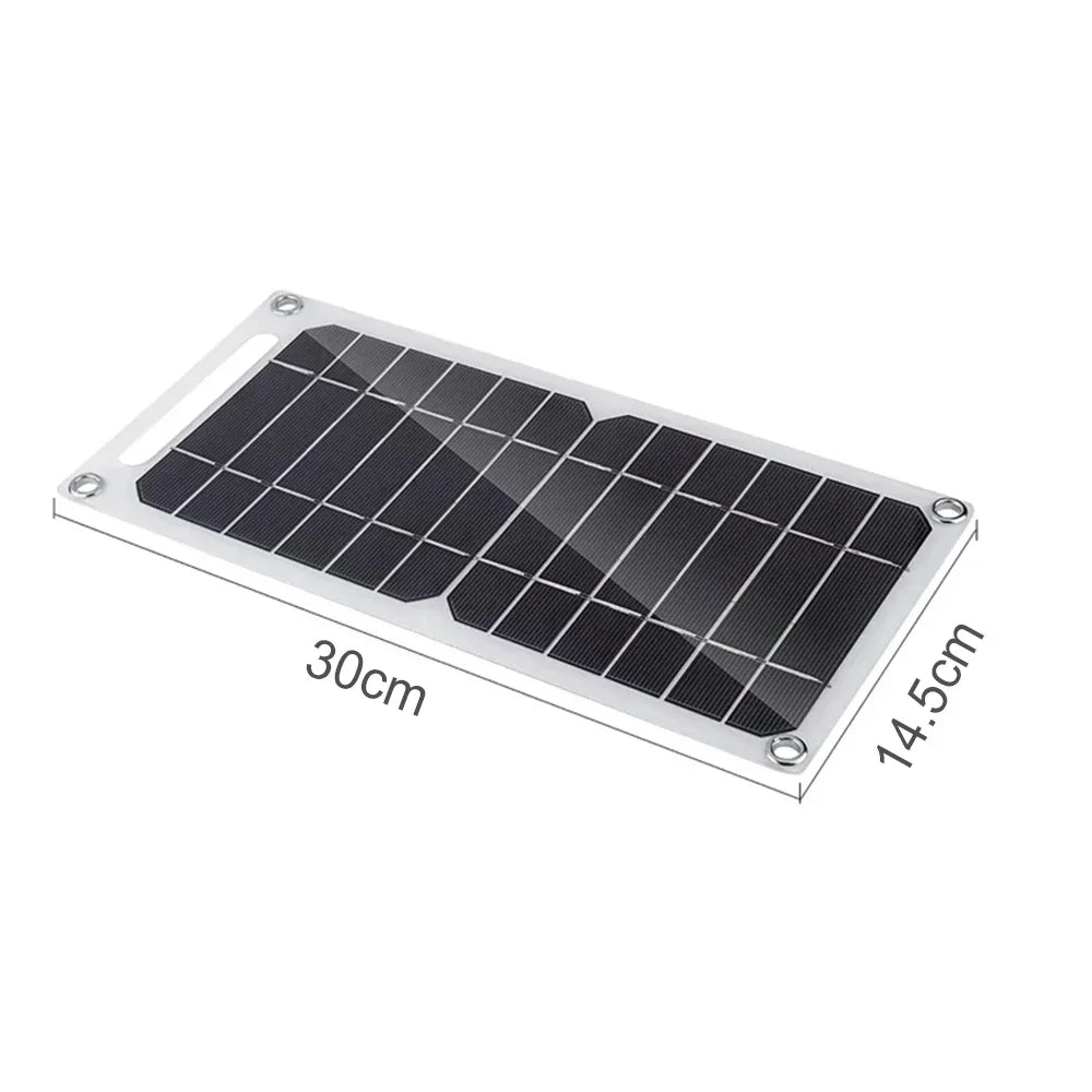 35W Sunpower Portable Solar Panel 5V Solar Plate WithUSB Safe Stabilize Charger ForPower Bank Phone Outdoor Camping Home RV Gift 
