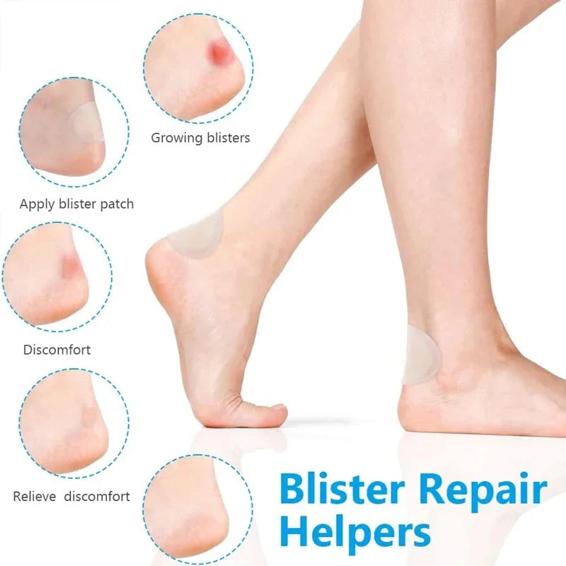 Patches de protection en gel pour talons pour des pas confortables et sans ampoules