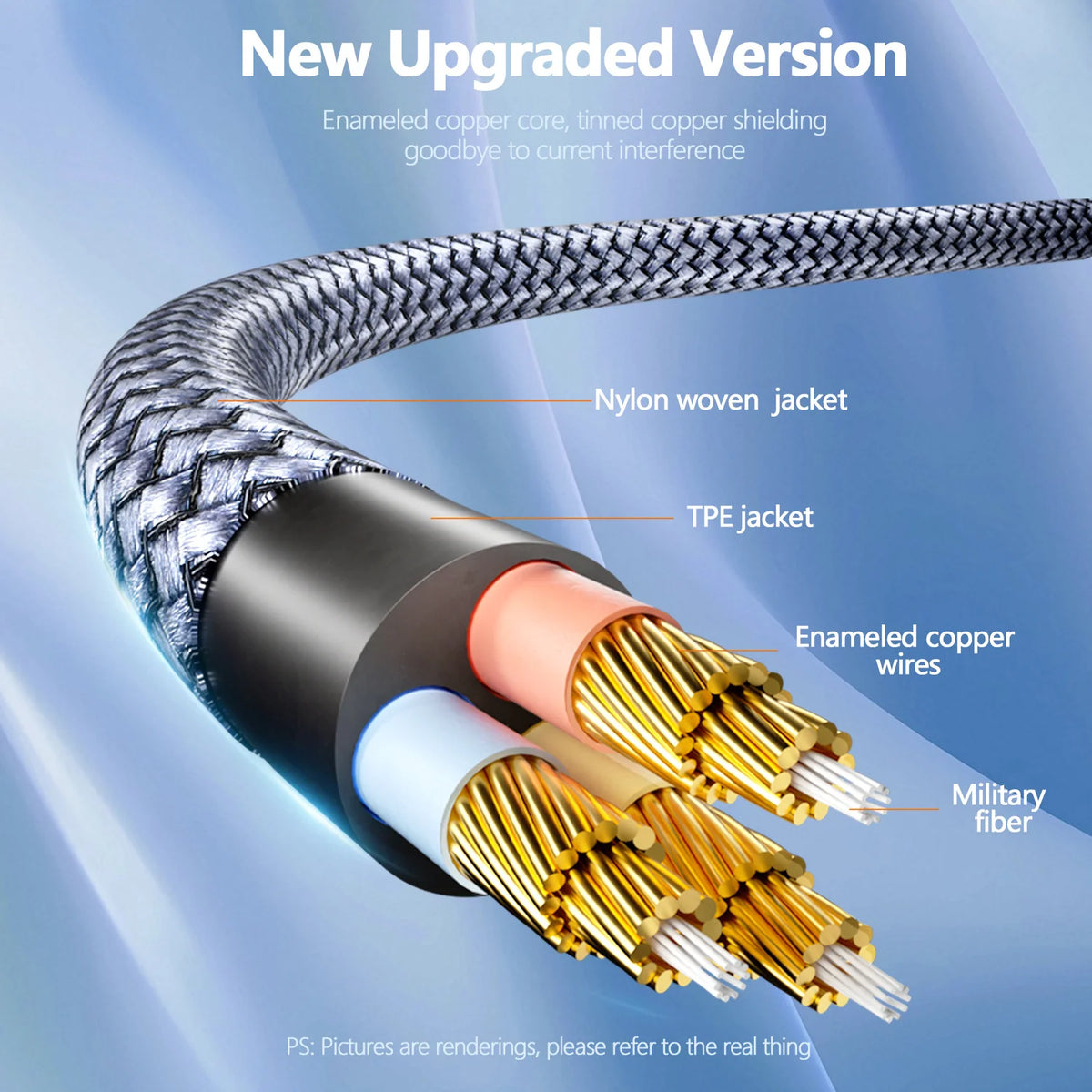 Podwójny kabel audio TS 1/4 cala na 2 RCA