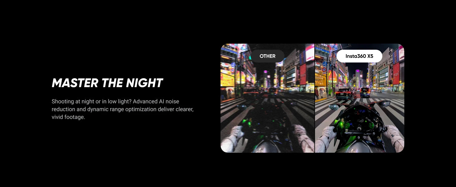 Insta360 X5 Camera 8K Waterproof 360° Action Cam