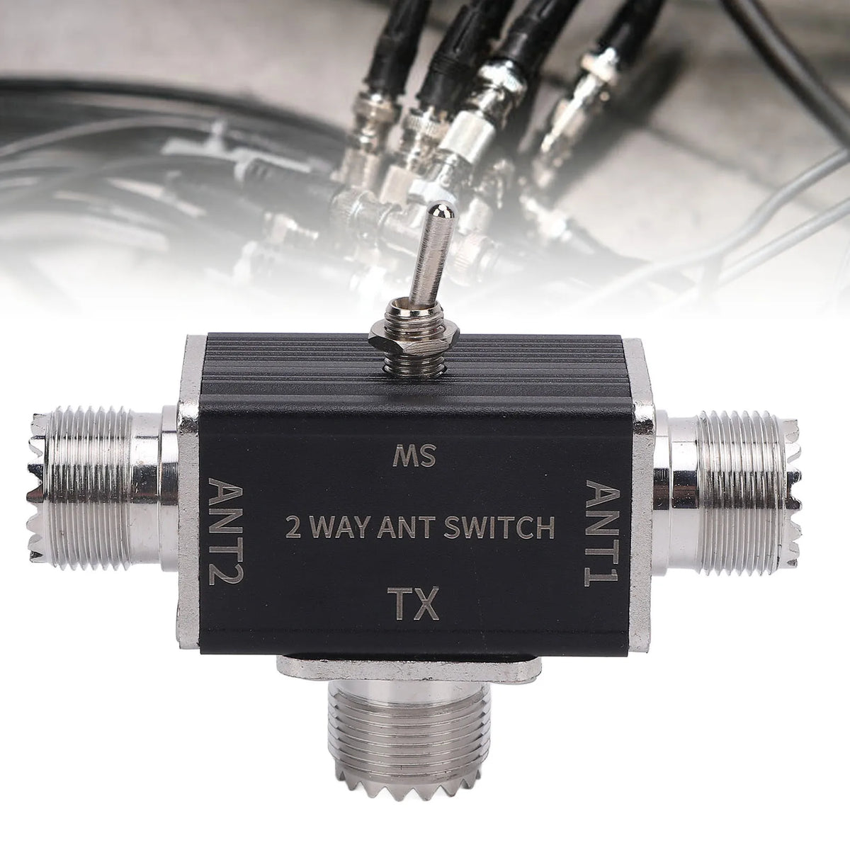 Two-Way Manual Antenna Switch with SO239 Ports