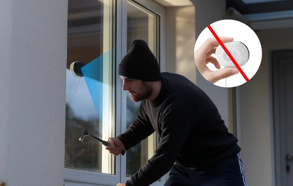 ZOSI C680 2K Window Security Camera with Full-Color Night Vision