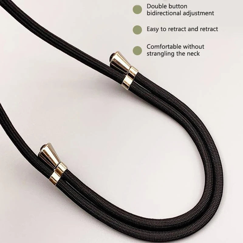 1pcs Crossbody Lanyard Necklace Strap Universal Mobile Phone Adjustment Long Hanging Rope With Clip Anti-Lost Lanyard 