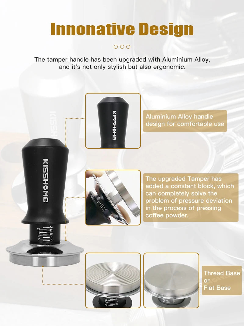 Tasseur ou distributeur d'espresso - options de diamètre