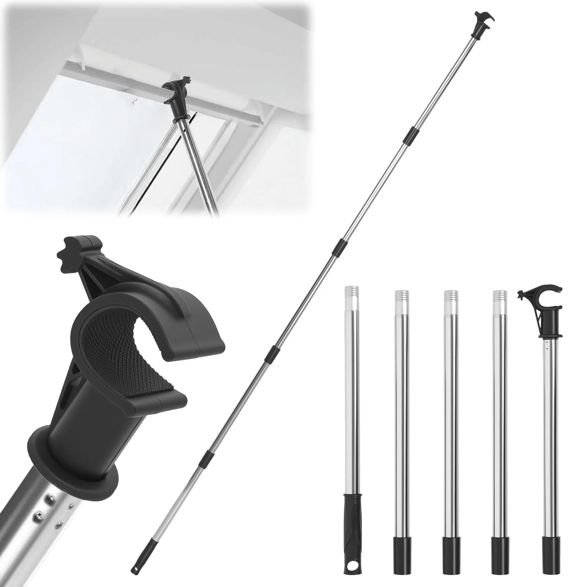 Two-Metre Modular Skylight Opening Pole