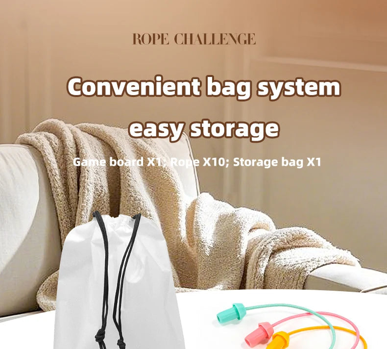 2025 New Rope Breaking Battle Challenge Puzzle Toy Knot Toy Children's Rope Decoding Game Logic Training 