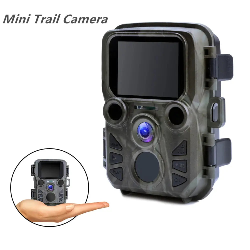 Mini Trail Game Camera Night Vision 1080P 12MP Waterproof Hunting Camera Outdoor Wild photo traps with IR LEDS Range Up To 65ft Spy-shop.com