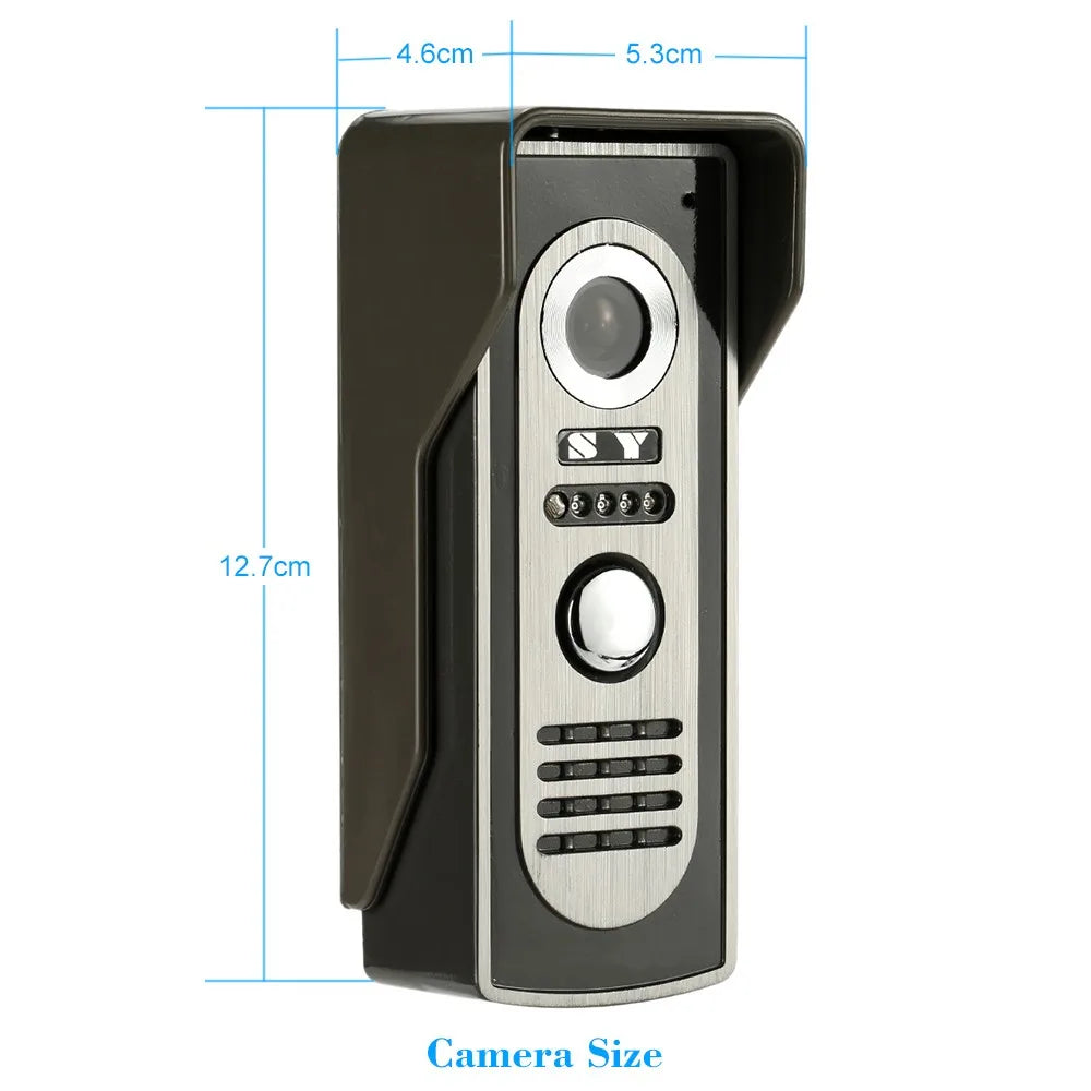 Video Door Intercom Entry System Kit for Secure Home Entry