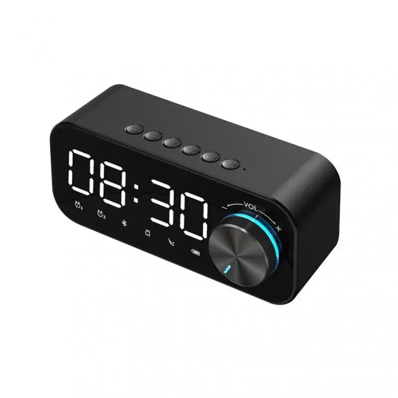 Bluetooth ébresztőóra hangszóró FM rádióval és LED kijelzővel