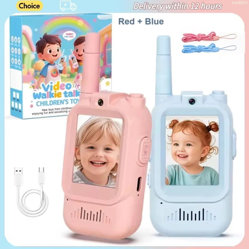 Kinderen USB-C Video Walkietalkie Set