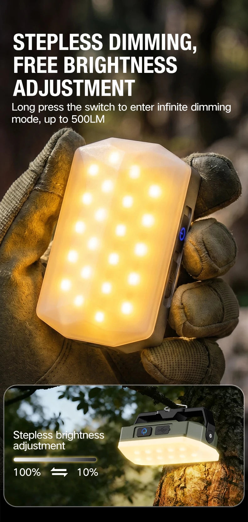 Rechargeable Camping and Work Lantern