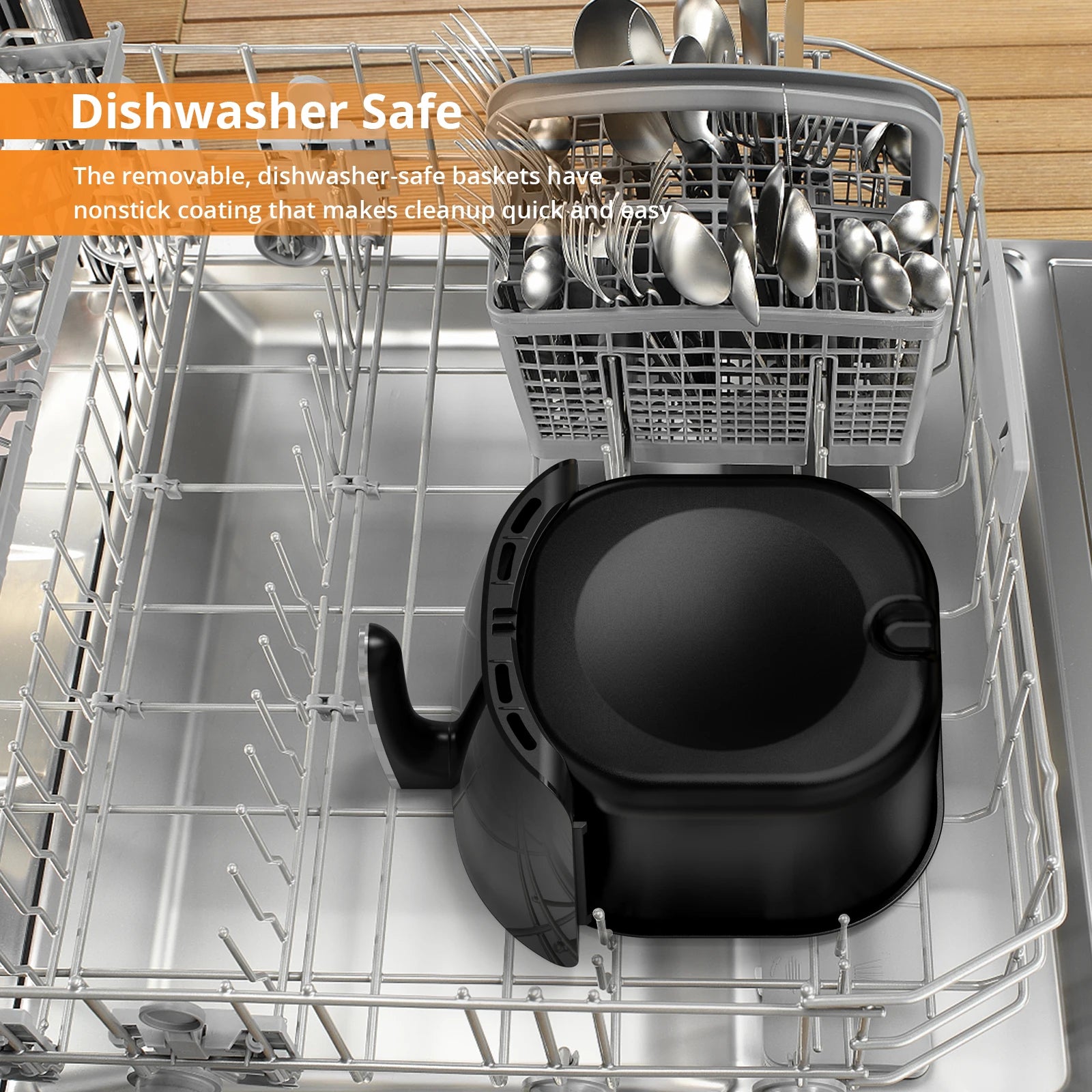 8 QT légsütő olaj nélküli főző, nézőablakkal és digitális előbeállításokkal