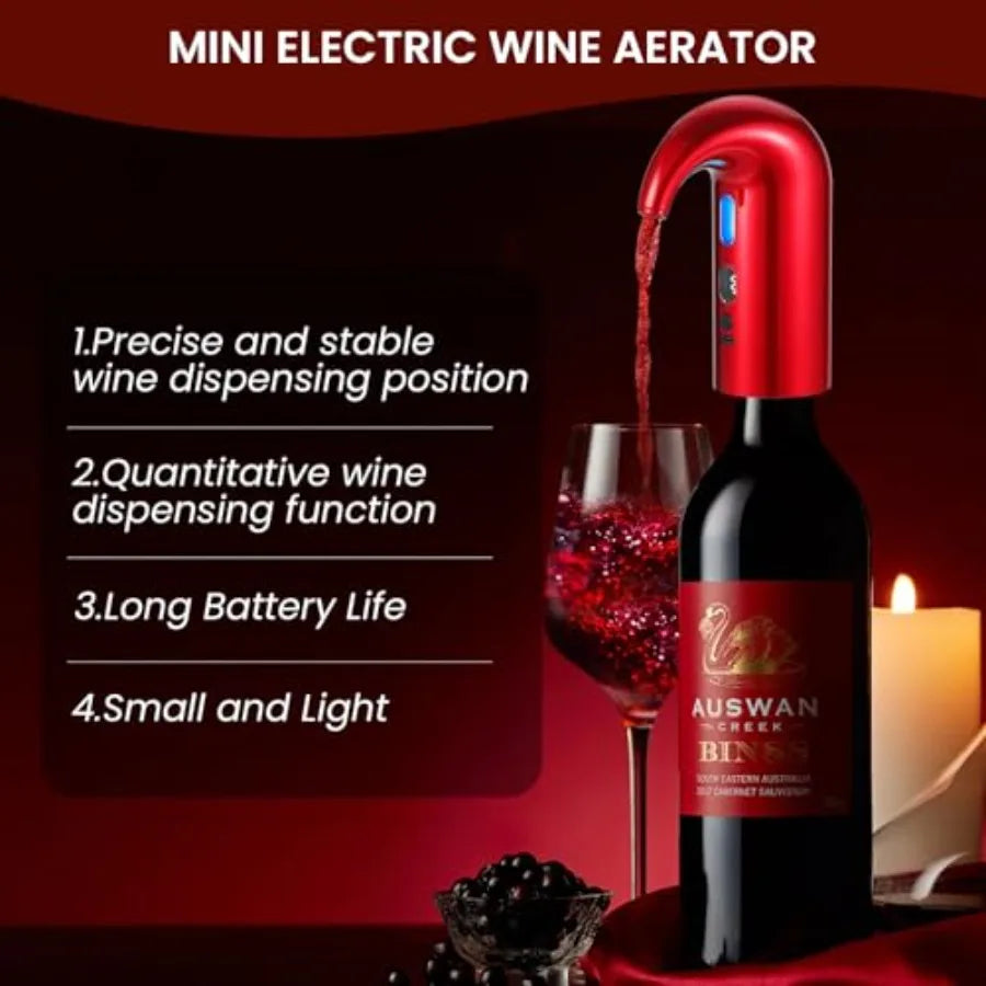 3-in-1 Electric Wine Aerator, Decanter and Dispenser Set