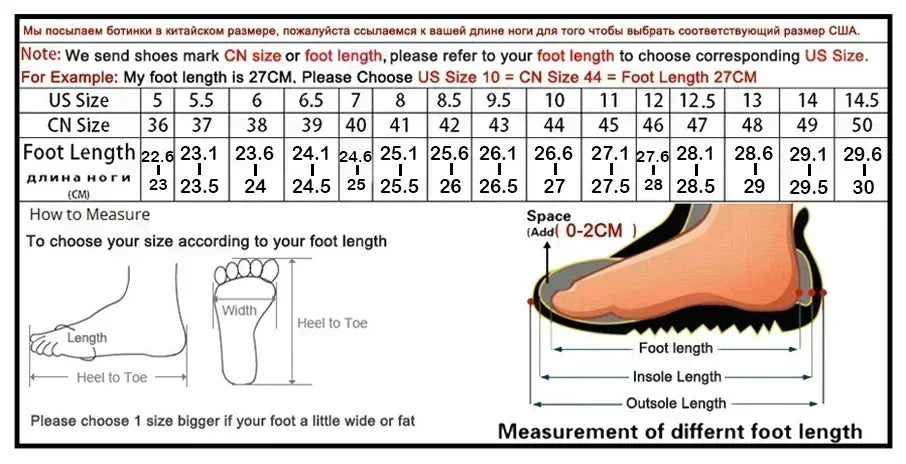 Men's Leather Slip-On Loafers Plus Size 37-47