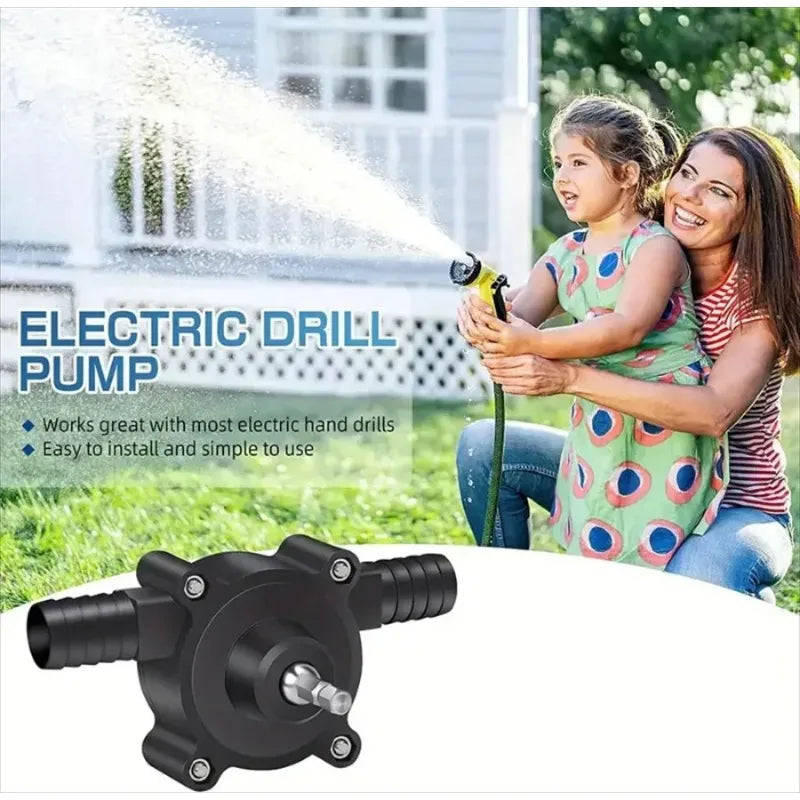 Drill-Powered Water Transfer Pump