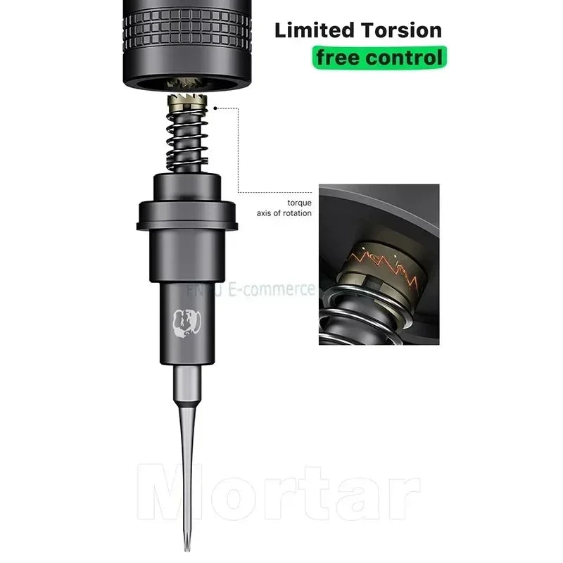 Precision Manual Screwdriver - Tip Options