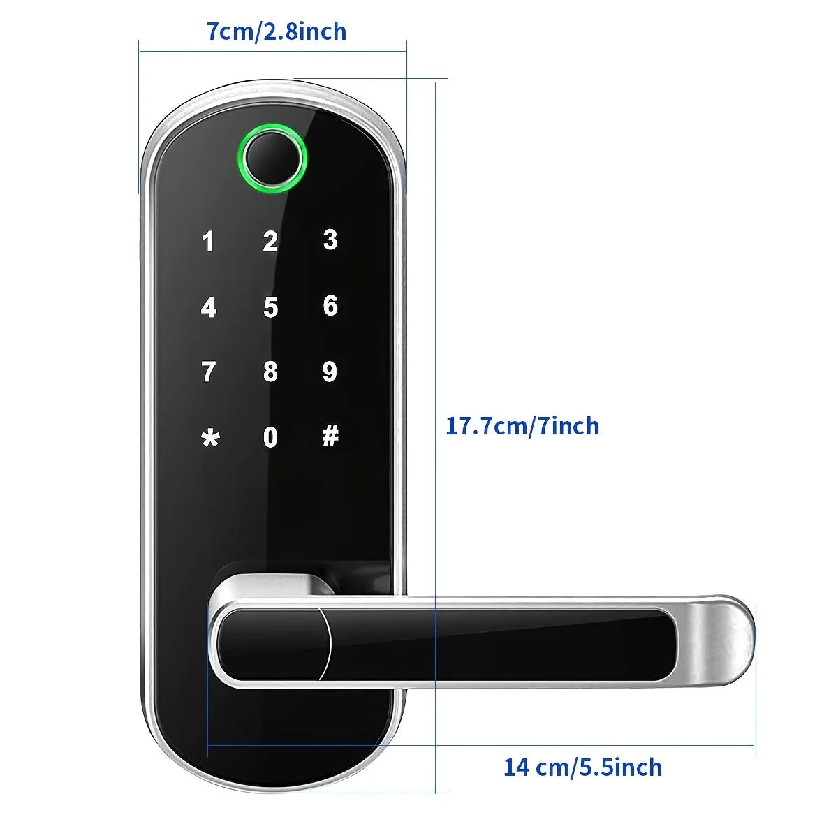 B05 Fingerprint and Keypad Door Lock