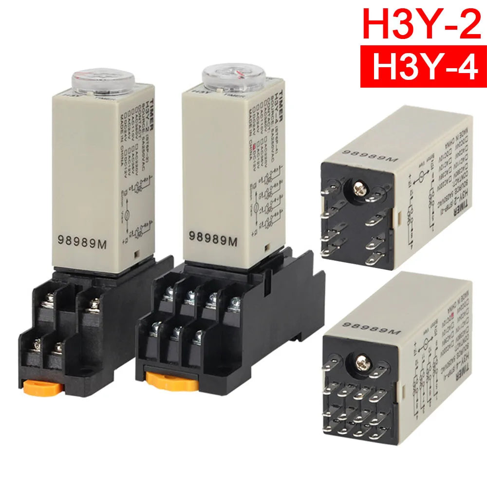H3Y-2 / H3Y-4 Power-On Delay Timer Relay