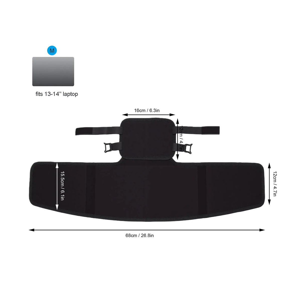 Capac sunshade pliabil pentru ecranul laptopului
