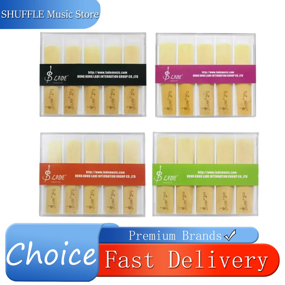 Strength 2.5 Saxophone or Clarinet Reeds