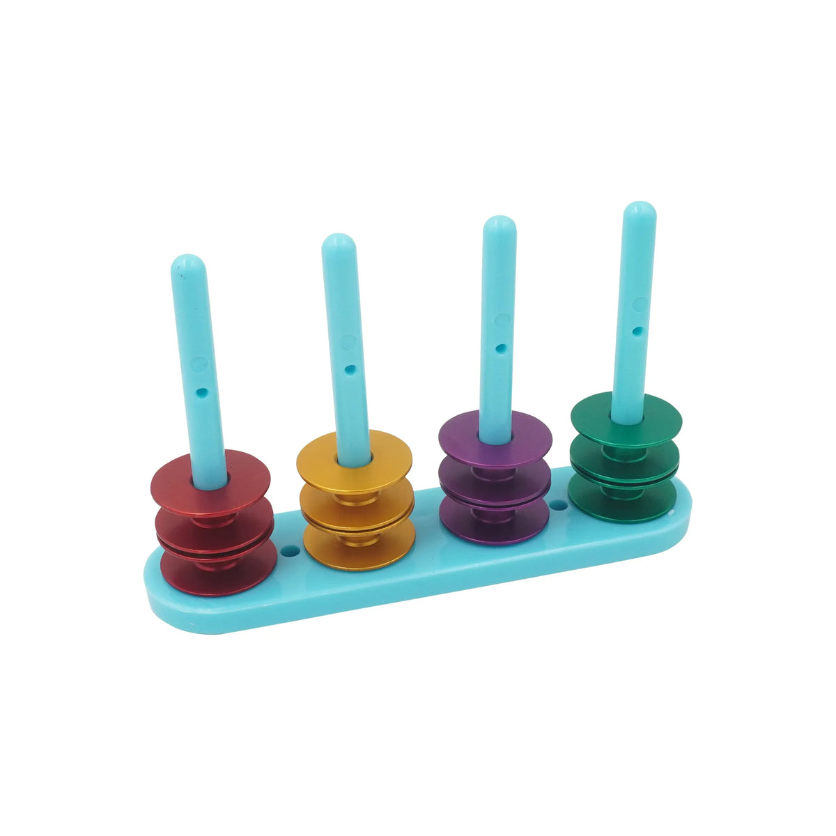 Soporte magnético de almacenamiento para bobinas de costura