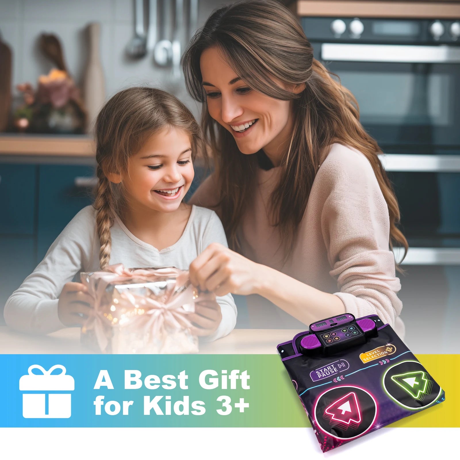 Kids Electronic Dance Mat with Double Player Mode