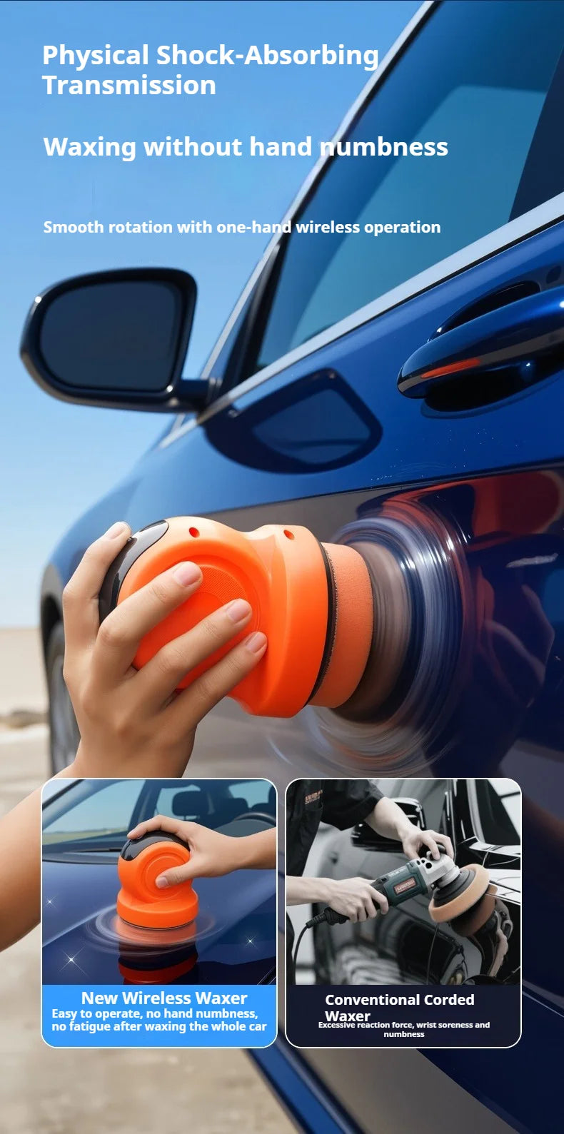 Car Polishing Machine Wireless Polishing and Waxing Artifact Polishing