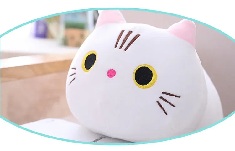 20cm Cute Soft Cat Plush Pillow Sofa Cushion