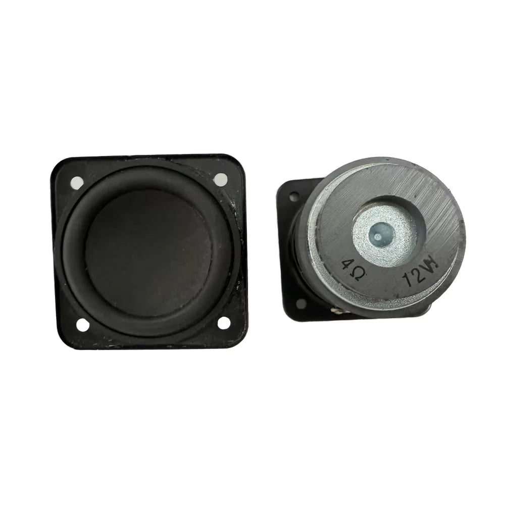 2 haut-parleurs de 2 pouces, 4 Ohm, 12W, large bande, double aimant, pour home cinéma, longue excursion, DIY, Bluetooth, voiture