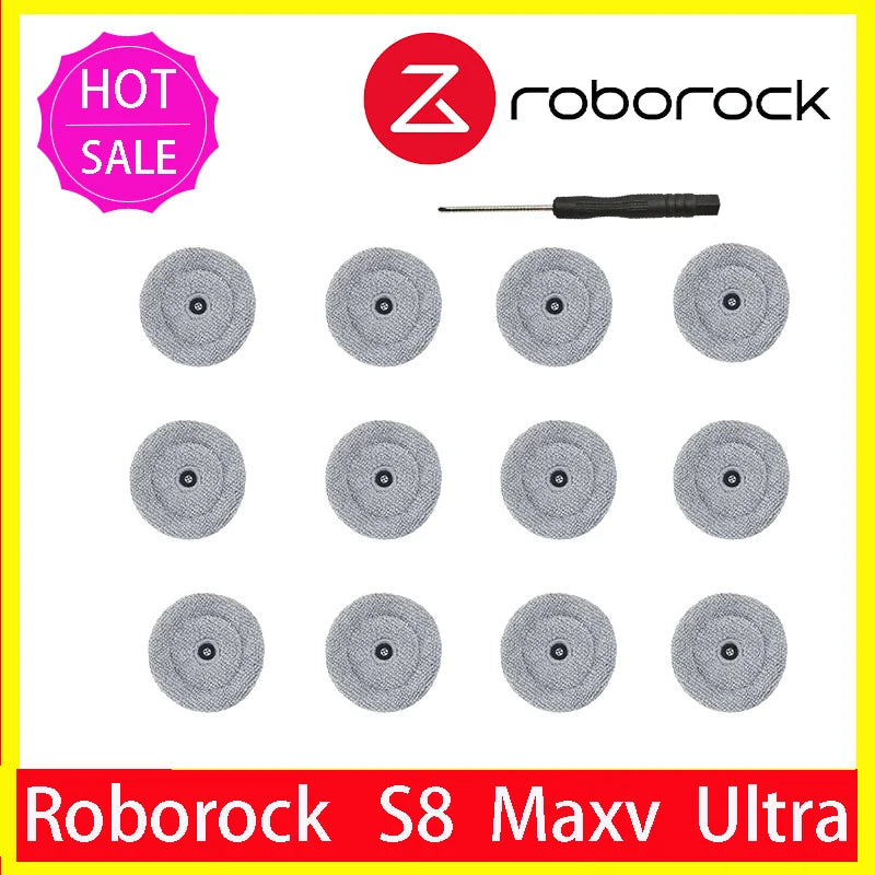 Microfibre Mop Pad Set for Roborock S8 MaxV Ultra and S8 Max Ultra