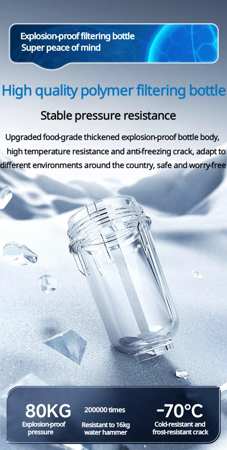 8000L/H Central Water Pre-Filter with Auto Self-Cleaning