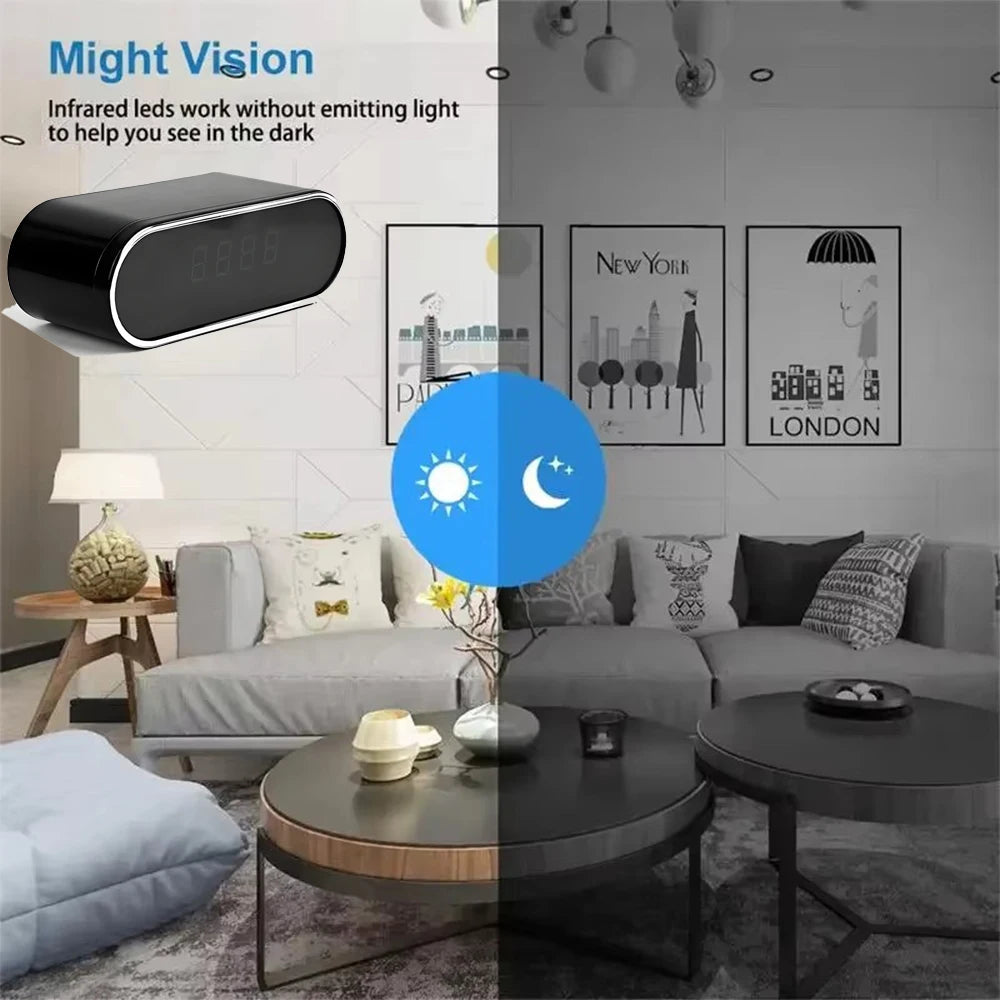 Newly upgraded 4KHD mini camera with upgraded infrared night vision, remote viewing, WIFI connection, and mobile detection Spy-shop.com